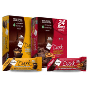 NuGo Dark Chocolate Pretzel and Sea Salt, 12g Protein Bar, Vegan, Gluten Free, Non-GMO, Kosher Pareve, 24 Count