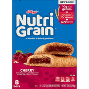 Nutri-Grain Soft Baked Breakfast Bars, Kids Snacks, Whole Grain, Cherry, 10.4oz Box 6 boxes (48 Count)