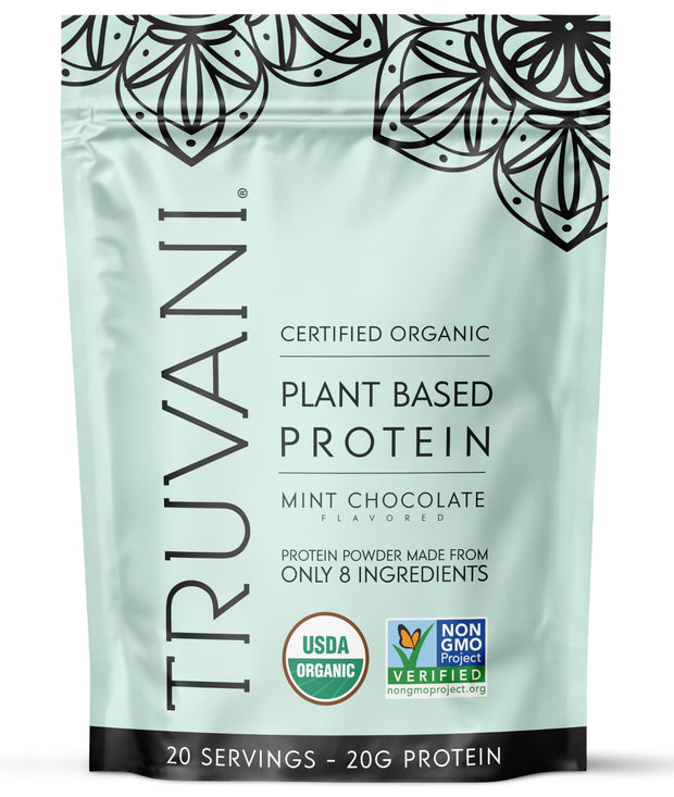 Truvani Vegan Pea Protein Powder | Vanilla | 20g Organic Plant Based Protein | 18 Servings | Keto | Gluten & Dairy Free | Low Carb | No Added Sugar