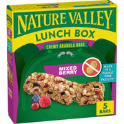 Nature Valley Peanut-Free Chewy Granola Bars, S'mores, Made in a Peanut Free Facility, 5 Bars, 4.6 oz