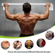 Wall Mounted Doorway Pull Up Bar, Heavy Duty Strength Training Pull-Up Bars for Doorframe, Support Beam or Joist Mount Thick Metal Sturdy Construction Support 500 lbs