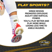 Ultra Zoom Ankle Brace – Hinge Design Promotes Faster Healing and Accelerated Recovery with Natural Protected Movement to promote Early Activity After Injury and Prevent Future Injuries in Life and Sport.