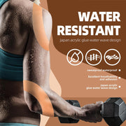 OK TAPE Kinesiology Tape Bulk 103Feet, Pro Adhesive, Water-Resistant k Tape, Elastic Athletic Tape, Latex Free, Uncut, Black