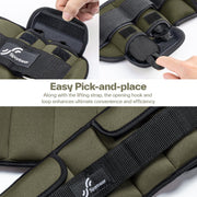 Sportneer Upgrade Adjustable Ankle and Wrist Weights for Women and Men 1-7 lbs / 1-10 lbs Set | Comfortable, Secure Fit for Walking, Running, Fitness, Physical Therapy, Home Gym