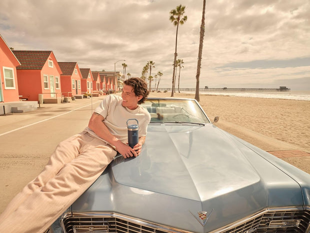 Stanley IceFlow 2.0 Flip Straw Tumbler with Handle 30 oz | Twist On Lid and Flip Up Straw | Leak Resistant Water Bottle | Insulated Stainless Steel | BPA-Free | Pomelo