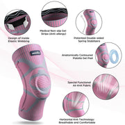 NEENCA Knee Brace for Knee Pain Relief, Medical Knee Support with Patella Pad & Side Stabilizers, Compression Knee Sleeve for Meniscus Tear, ACL, Arthritis, Joint Pain, Runner, Sport- FSA/HSA APPROVED