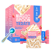 MAGIC SPOON Treats - High Protein, Low Carb, Keto Friendly, Low Sugar, Gluten Free, Crispy Protein Bar Cereal Bar, On-The-Go Healthy Snack (8 Chocolate PB Bars, 8 Marshmallow Bars)
