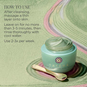 TATCHA The Clarifying Clay Mask | Exfoliating Pore Treatment Creates a Warming Sensation To Open & Purify Pores, 50 ml | 1.7 oz