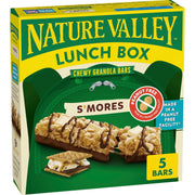 Nature Valley Peanut-Free Chewy Granola Bars, S'mores, Made in a Peanut Free Facility, 5 Bars, 4.6 oz