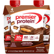 Premier Protein Shake, Cinnamon Roll, 30g Protein, No Added Sugar, 24 Vitamins & Minerals to Support Immune Health, 11 fl oz, 4 Pack (Packaging May Vary)