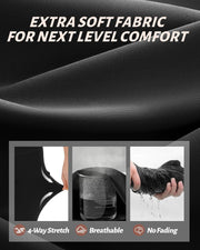 NexiEpoch 4 Pack Leggings for Women with Pockets- High Waisted Tummy Control for Workout Running Capri Yoga Pants