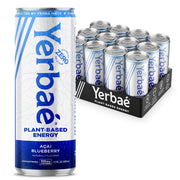 Yerbaé Energy Seltzer - Variety Performance Pack. No Sugar/Calories/Carbs. Energized by Yerba Mate Naturally Caffeinated Plant-Based, Healthy Alternative to Coffee/Sugary Sodas, Pack of 12, 12oz cans