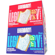 Legendary Foods 22 g Protein Pastry Bundle - Low Carb Meal Replacement Bar - Gluten Free Protien Snacks - Healthy Keto Snack Box - Low Sugar Energy Bars - Bariatric Diabetic Friendly 16 Pack