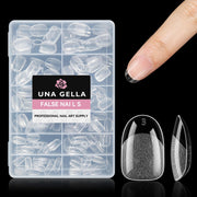UNA GELLA Solid Nail Glue Gel Soft Gel Nail Tips Glue 15ml Lamp Curing Needed Solid Soak Off Glue Super Strong Nail Glue For Fake Acrylic Nails Extension Press On Nails