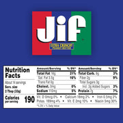 Jif Extra Crunchy Peanut Butter, 40 Ounces, 7g (7% DV) of Protein per Serving, Packed with Peanuts for Extra Crunch, No Stir Peanut Butter
