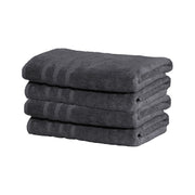 Mosobam Luxury Turkish Set of 2 Bath Towels 30X58 Light Taupe Oversize 700 GSM Bamboo Viscose & Aegean Turkish Combed Cotton
