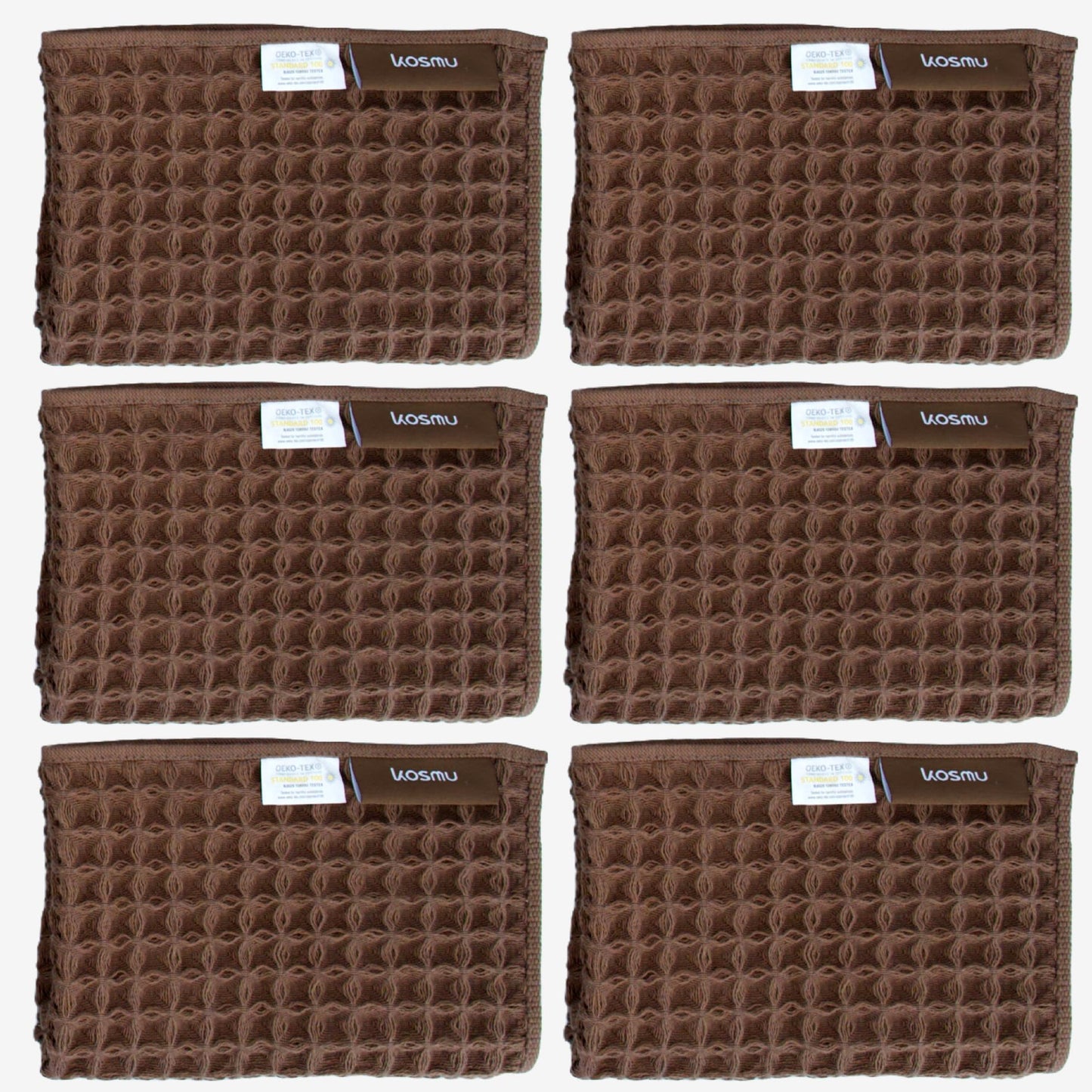 Luxury Japanese Cotton Waffle Bath Towel | Plush, Absorbent, and Quick Dry (Coral Orange, Hand Towel, 32" x 16")