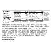 PBfit Peanut Butter Banana Energy Bars, 11g Protein, 5g Fiber, Gluten Free, Vegan, Plant-Based, Non-GMO, 2.1 Oz (Pack of 12)