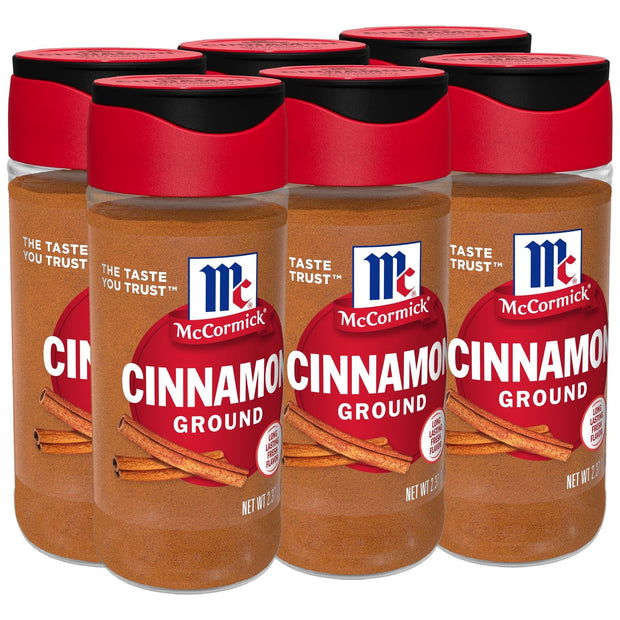 McCormick Ground Cinnamon, 2.37 oz (Pack of 6)