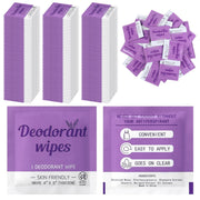 Timgle 100 Pcs Travel Deodorant Wipes Individually Wrapped Armpit Antiperspirant Deodorant Sweat Body Wipes for Women Men Teens Sports Travel Cleanse Skin and Underarm Excessive Sweating(Cucumber)