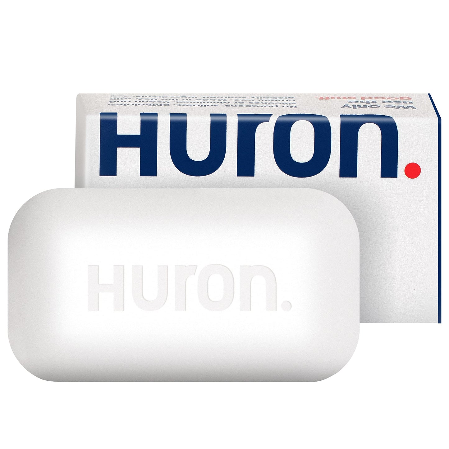 Huron Bar Soap - Citrus + Eucalyptus, 3 Pack - Crisp & Invigorating Scent of Citrus, Eucalyptus, Mint & Aromatic Greens