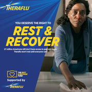 Theraflu Max Strength Daytime Flu Symptom Relief, Honey and Elderberry Syrup, 8.3 Fl Oz and Nighttime Flu Symptom Relief, Honey Lemon Flavor - 6 Count