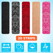 OK TAPE PRO Original Kinesiology Tape Pre-Cut Strips, Latex Free Elastic Athletic Tape Roll, 2in×16ft 2Rolls,Beige+Beige