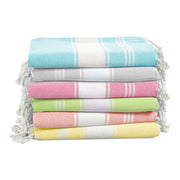 LANE LINEN 6 Pack Oversized Pre-Washed Lightweight Quick Dry Coral Beach Towels - 39"x71"