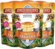 Paleo Pancake & Waffle Mix by Birch Benders, Kosher, Gluten-free, 12 oz Bag