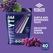 Vitalyte Electrolyte Powder Drink Mix, Isotonic Electrolyte Hydration Mix, Gluten Free Post Workout Powder Mix, Pack of 1, 35 oz., Cranberry Frost Flavor