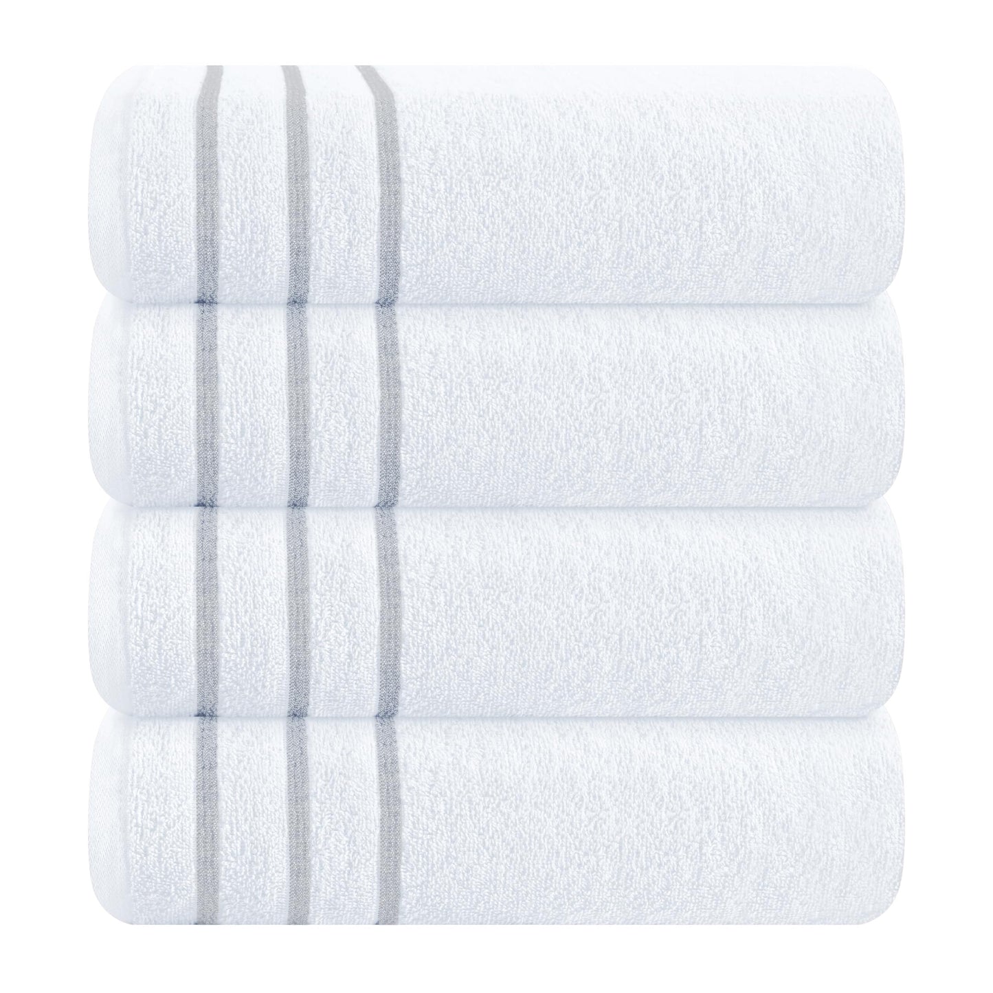 MyOwn Cotton 2 Pack Oversized Bath Towel Set 28x55 inches, Large Bath Towels, Ultra Absorbant Compact Quickdry & Lightweight Towel, Ideal for Gym Travel Camp Pool - Coral Orange, 71617