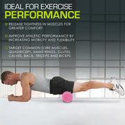 ProsourceFit High Density Foam Rollers 12 - inches Long, Firm Full Body Athletic Massage Tool for Back Stretching, Yoga, Pilates, Post Workout Muscle Recuperation, Black/Green