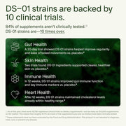 Seed DS-01 Daily Synbiotic - Prebiotic and Probiotic for Women & Men - Digestive Health, Gut Health, Immune Support, Bloating & Constipation Relief - Vegan & Shelf-Stable - 60 Capsules (30-Day Supply)