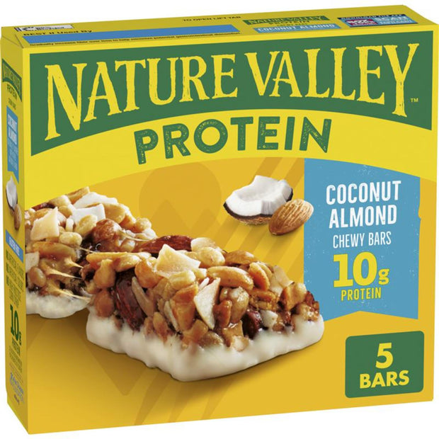 Nature Valley Breakfast Bars, Protein Granola Bars, Peanut Butter Dark Chocolate, Chewy, Gluten-Free, Individually Wrapped, On-the-Go, No Artificial Flavors or High Fructose Corn Syrup, 15-Count Box