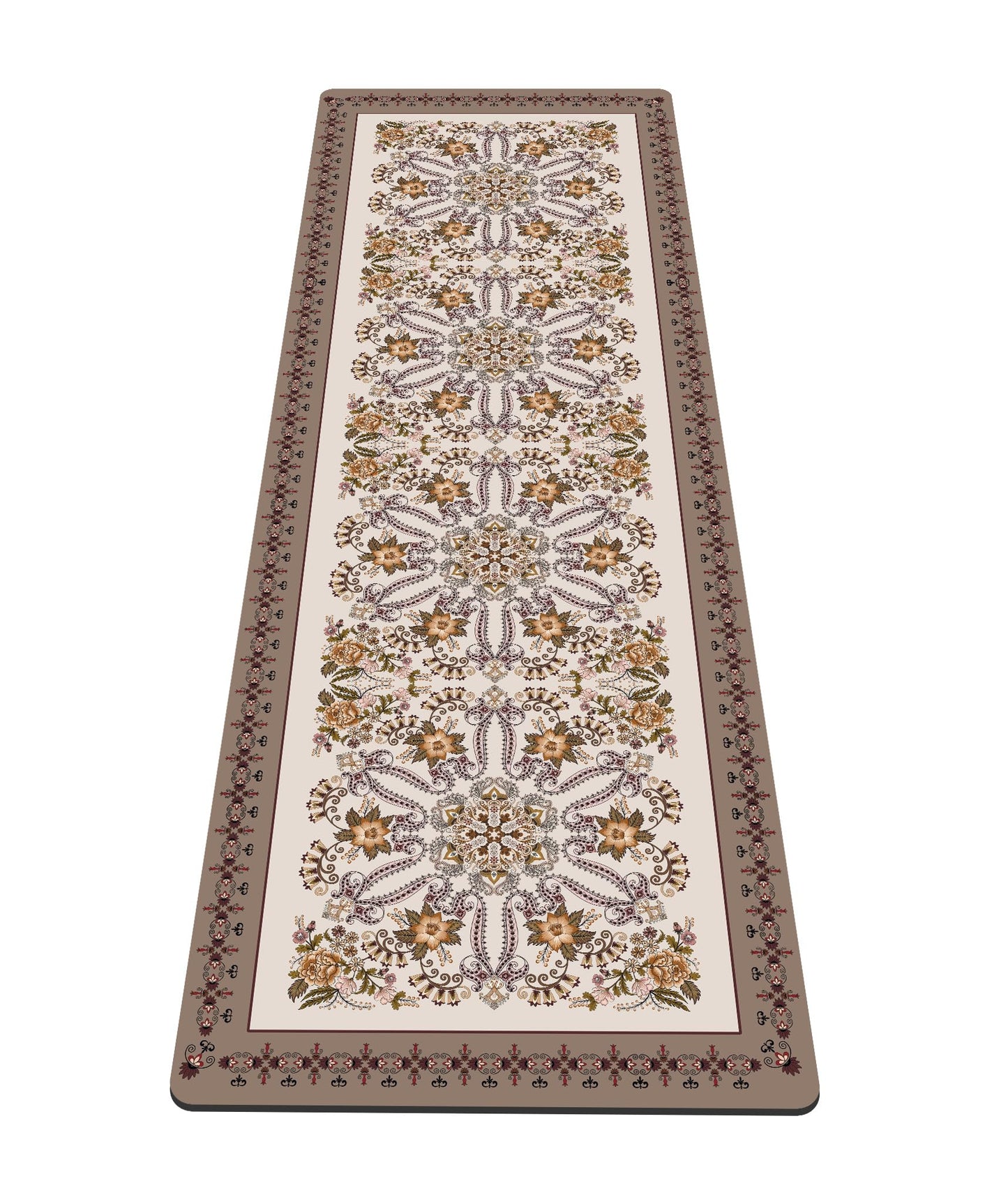 nuveti Yoga Mat Print Extra Thick TPE Non Slip Fitness Exercise Mat with Carrying Bag,72"x24" Extra Thick 6MM Exercise & Workout Mat for Yoga, Pilates Fitness and Floor Exercises