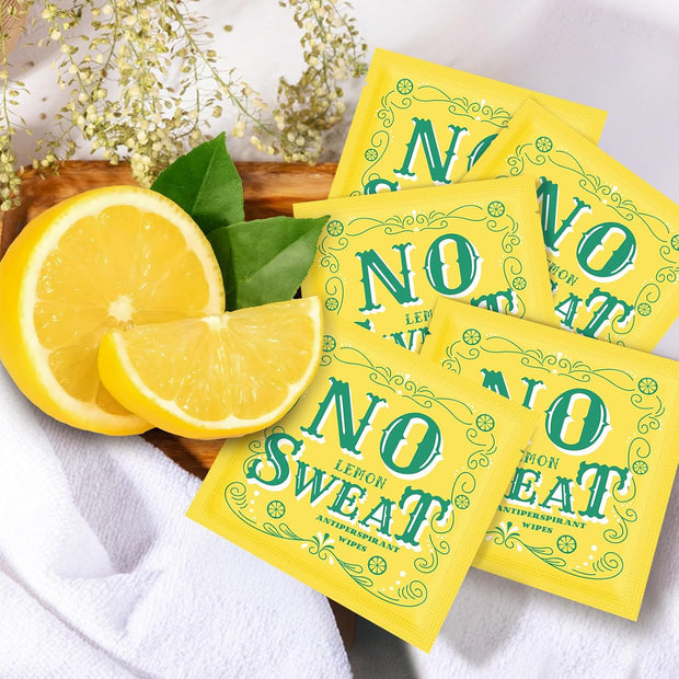 Mini Deodorant Body Wipes 150 pieces of Travel deodorant Wipes And Travel Deodorant Individually Wrap Hypoallergenic Underarm Sweating Lemon And Travel To Clean Skin For Female Male Teenagers