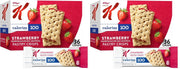 Special K Bar Pastry Crisps, 100 Calories, Breakfast Bars, Value Size, Strawberry, 15.84oz Box (36 Crisps) (Pack of 2)