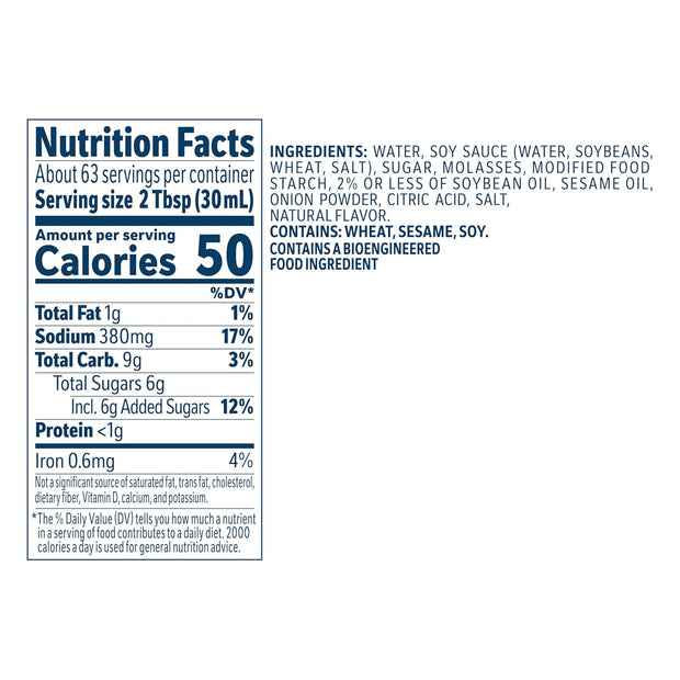 Minor's Teriyaki and Stir Fry Sauce, BBQ Sauce and Marinade, 4 lb (64oz) Bulk Bottle (Packaging May Vary) (Pack of 1)