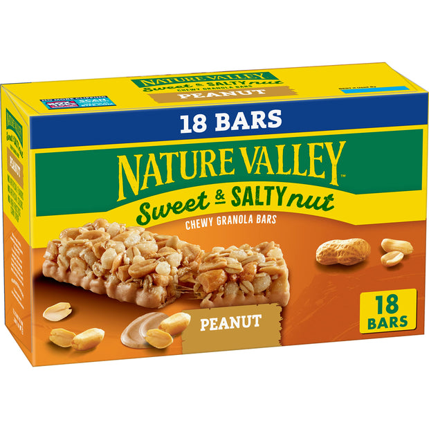 Nature Valley Sweet and Salty Nut Granola Bars, Dark Chocolate Peanut Almond, 24 Bars, 28.8 oz