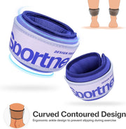 Sportneer Ankle Weights 0.5/1/2/3/5 LBS 1 Pair Wrist Leg Arm Weights for Women Men Kids Child with Adjustable Straps, Strength Weighted for Jogging Running Walking Fitness Gym Workout