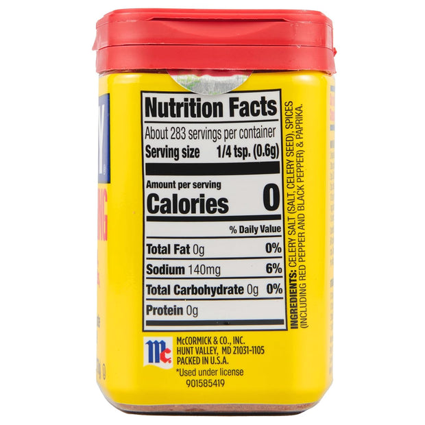 OLD BAY Seasoning, Classic Seafood, Non GMO, Gluten Free, Unique Blend of 18 Herbs & Spices for Shrimp, Crab Dip, Seafood & More, 6 oz