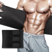 RIYA Waist Trimmer Sweat Waist Trainer for Women and Men Waist Sweat Belt Band Belly Stomach Wrap