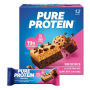 Pure Protein Galactic Brownie Bars - 12 Count Box | 20g High Protein, Gluten-Free, On-the-Go Snack | Ideal Pre & Post-Workout Fuel | Low Sugar, Great Taste!