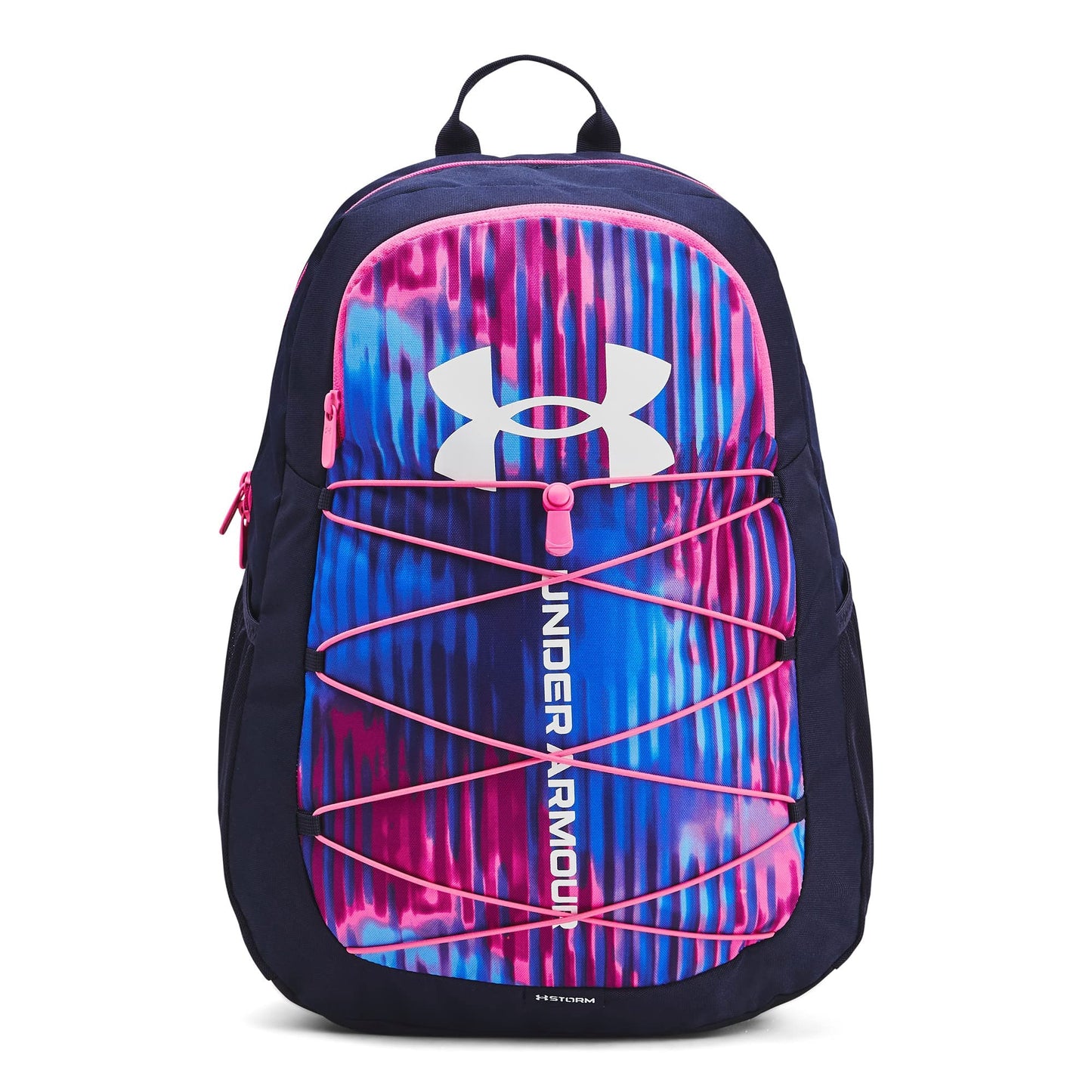 Under Armour Unisex-Adult Hustle Sport Backpack , Black (001)/Silver , One Size Fits All