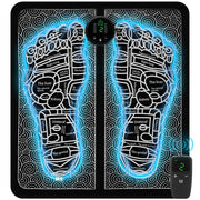 Portable MHD EMS TENS Foot Massager for Plantar Fasciitis & Neuropathy Pain Relief - Deep Tissue Electric Muscle Stimulator, Adjustable Intensity, Lightweight Design for Home, Travel, Office Use