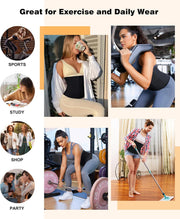 LEINIDINA Womens Waist Trainer Corset with Zipper Sweat Waist Trimmer for Women Workout Belt Corset Shapewear