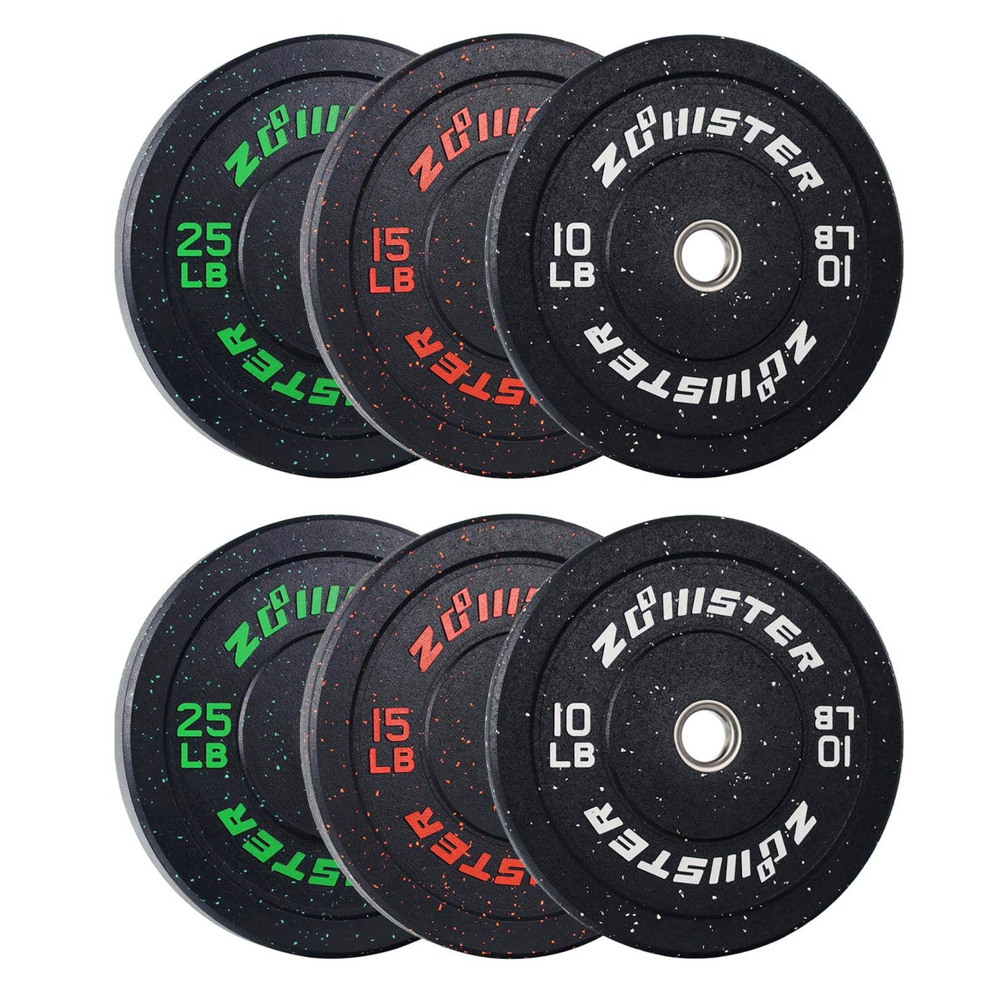 Bumper Plate Olympic Weight Plate High Bounce Bumper Weight Plate with Steel Insert Strength Training Weight Lifting Plate