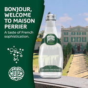Maison Perrier Ultimate Unflavored Sparkling Water, 4 Pack Glass Bottle 44.632 fl oz