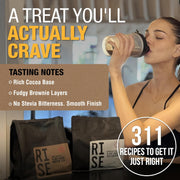 Plant-Based Protein Powder for Men and Women – 30g Complete Plant Protein and 3g Leucine, Zero Bloat, Gourmet Cocoa, Smooth Texture, Dark Chocolate, 15 Servings - Scoop Not Included