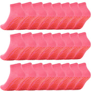 Pilates Grip Socks for Women Men Cute Non Slip Grippy Socks Woman for Yoga Barre Trampoline Hospital